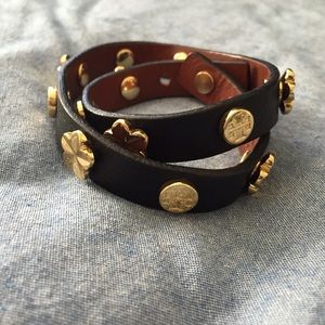 GORGEOUS authentic leather Tory Burch Bracelet