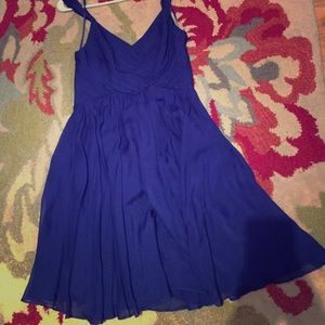 Rebecca Taylor Size 2 Royal Blue Silk Dress