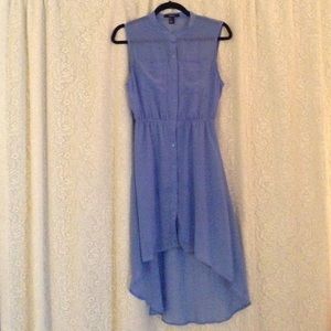 Blue Forever 21 High Low Dress S