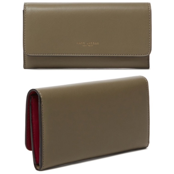 Marc Jacobs bi-color double groove wallet