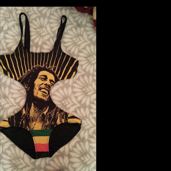 One piece swim suit.