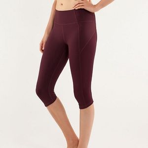 Lululemon Maroon Crop