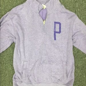 Half zip up xtra small purple  VS PINK sweatshirt