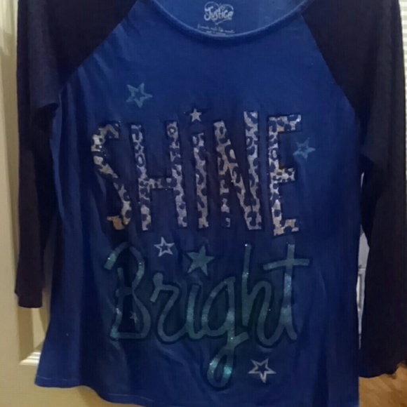 A justice shine bright shirt
