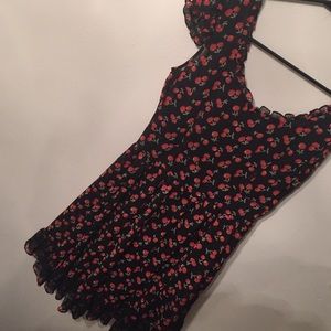 Royal Bones cherry print dress.