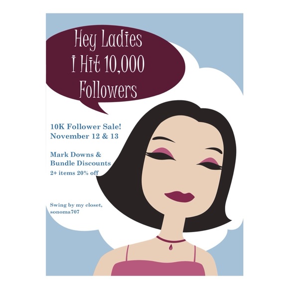 10,000 FOLLOWERS SALE! ⭐️😊✨