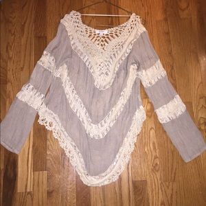 Boutique crocheted top
