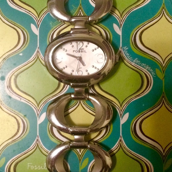 Fossil stainless steel bracelet watch