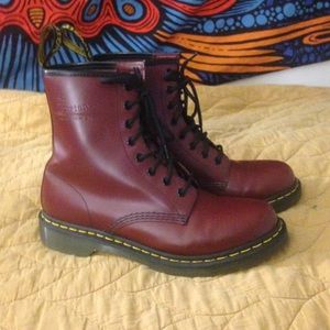 Maroon Dr Martens