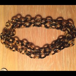 Tortoiseshell necklace