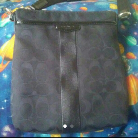 Cross body black purse