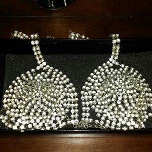 Rhinestone Bra
