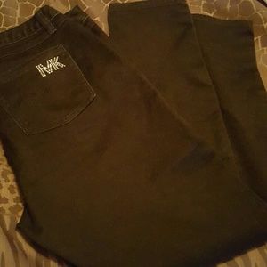 Michael Kors black relaxed jeans size 10