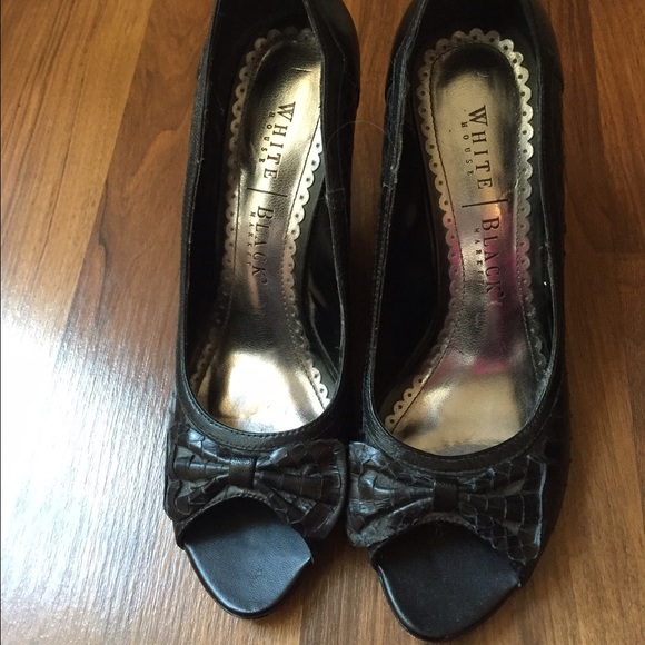 EUC Black WHBM heels - Picture 2 of 3