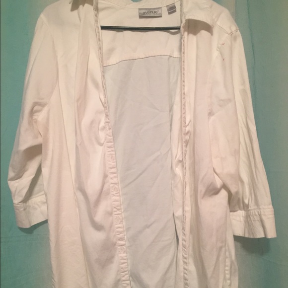 white button-up shirt