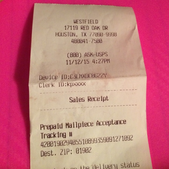 Shipping proof of @tittatiffy trade - Picture 1 of 3