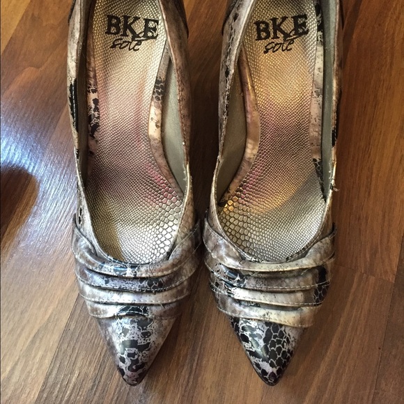 EUC BKE snake skin pattern heels. - Picture 2 of 3