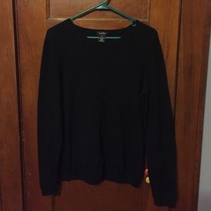 100% cashmere black sweater