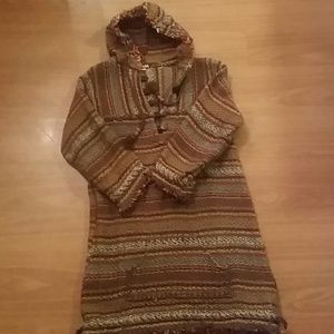 Boho dress Baja Hoody style