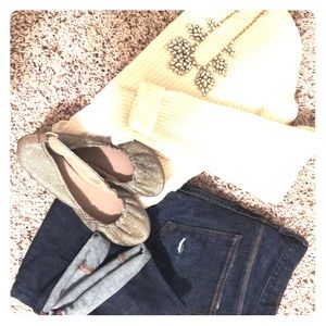 NWT- sparkly/glitter women's flats