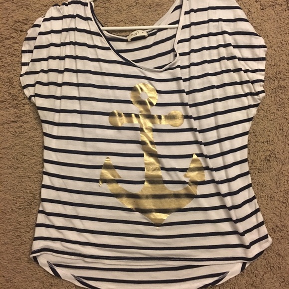 Striped anchor shirt