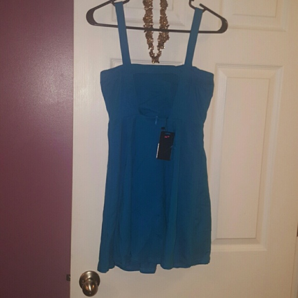 Blue Babydoll Springtime Dress