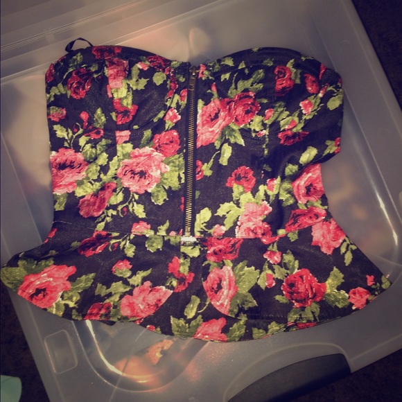 Zip up corset
