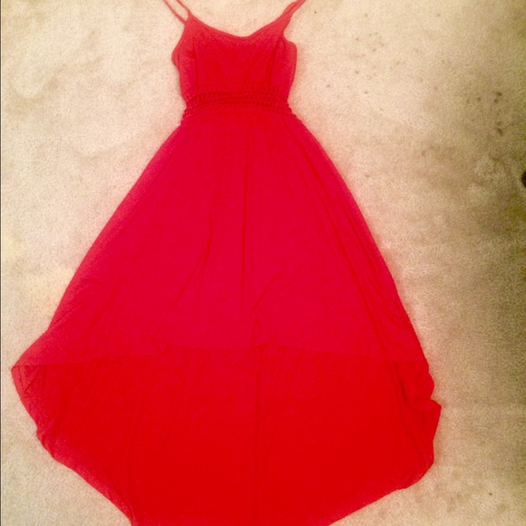 Sexy high low summer dress