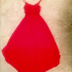 Sexy high low summer dress