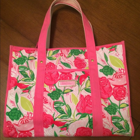 Lilly Pulitzer Delta Zeta Tote Bag
