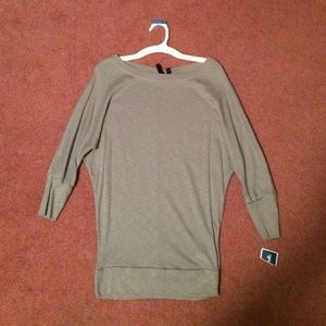 Grey dressy shirt