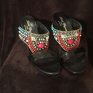 Robert Clergerie colorful sandals!