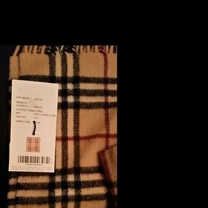 Genuine Burberry cashmere scarf