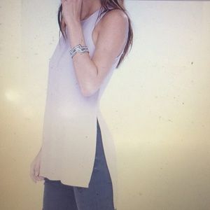 Light pink chiffon top