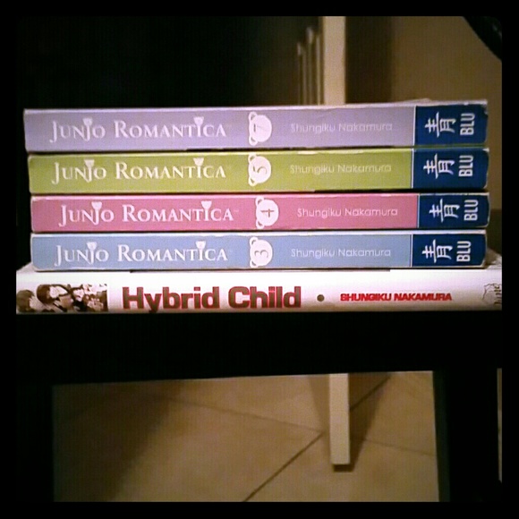 Junjo Romantica Vol 3,4,5,7 + Hybrid Child