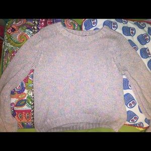 H&M multi colored chunky sweater