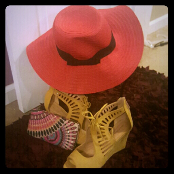 Stunning Red Loppy Hat