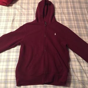 Polo Ralph Lauren Zip Up Sweatshirt.