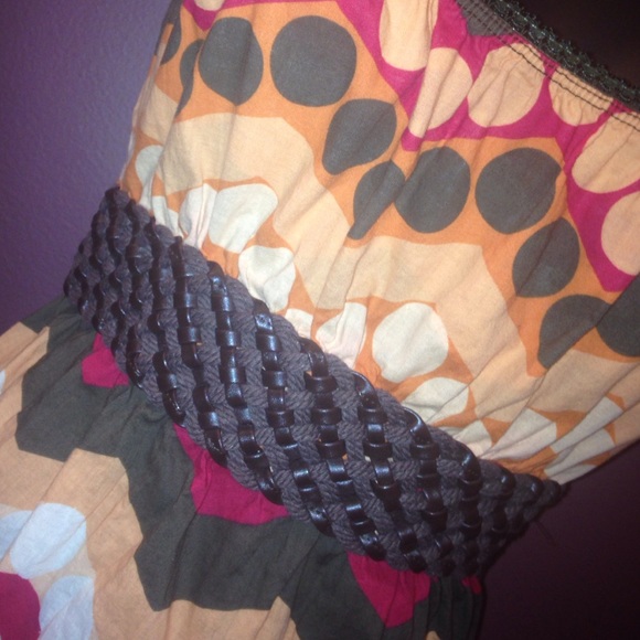 Polka Dot Zig Zag Blouse - Picture 2 of 3