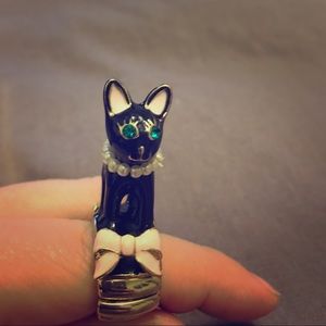 📍Betsey Johnson kitty ring