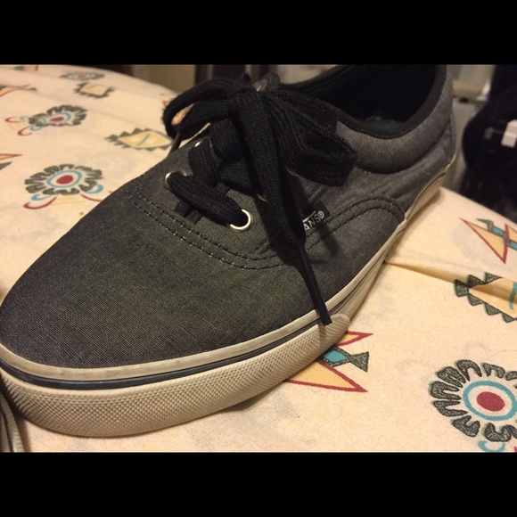 Grey/black Vans