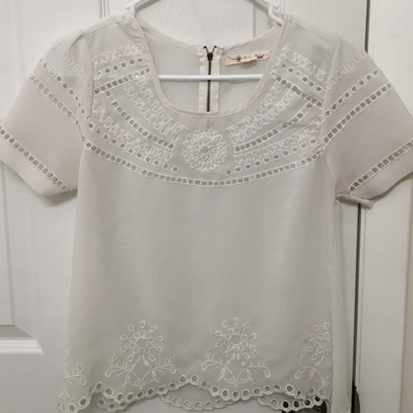 White shirt (sheer)