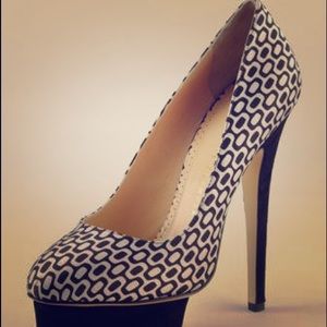 Charlotte Olympia Womens Dolly Optic-Print Pump