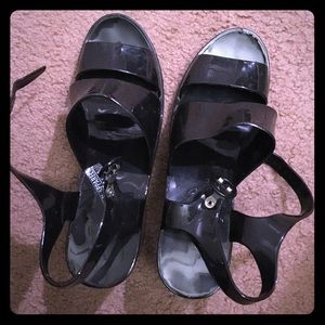 American apparel jelly heels