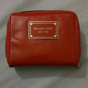 Michael Kors red wallet