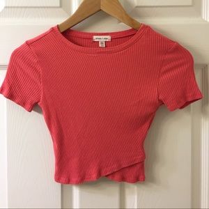 UO Silence and Noise Ribbed Crop Top