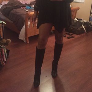Brand new with tags black wrap around dress