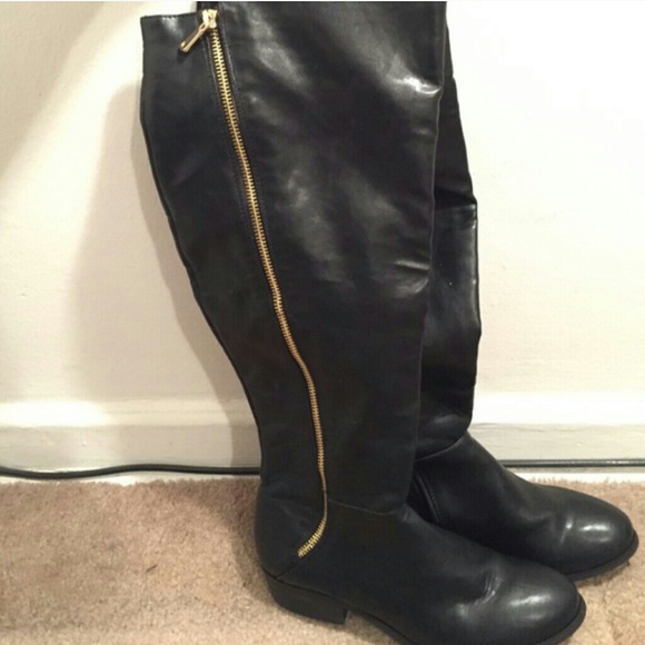 Black Over the Knee Boots