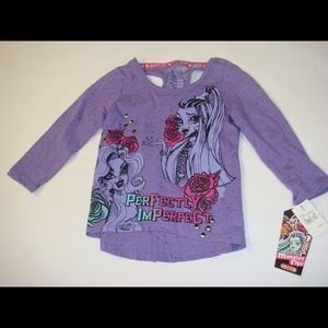 Girl's T- shirt by Monster High Size S and M