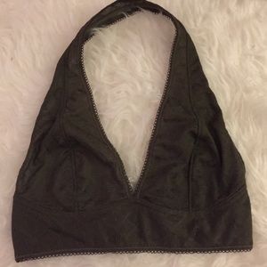 *SOLD* UO Pins and Needle Mesh Lace Halter Bra